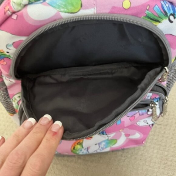 Tilami Rolling Unicorn Backpack 16 Inch School College Travel Carry-on Backpack - Picture 4 of 9